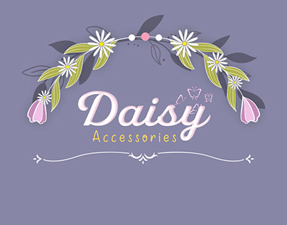 Daisy accesories logo design