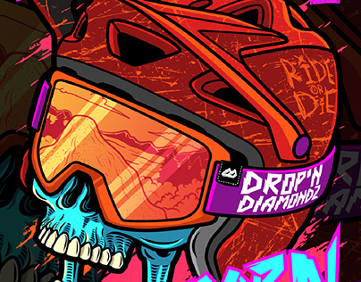 Drop Diamondz skull Rider