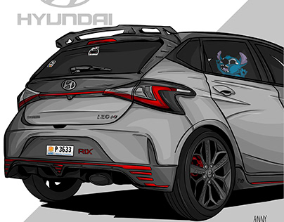 Illustration · Hyundai i20n