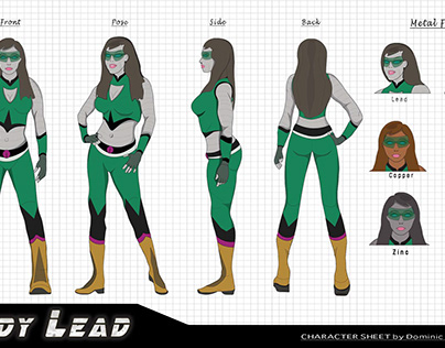 Lady Lead: Character Design.