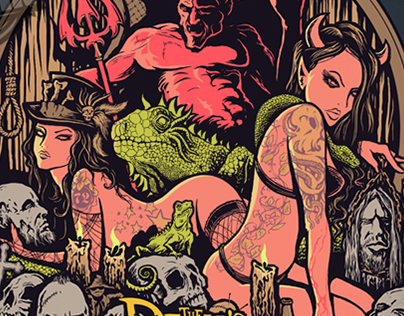Methane "The Devil's Own" album cover illustration