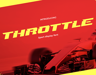 Throttle – Modern Racing Sport Font