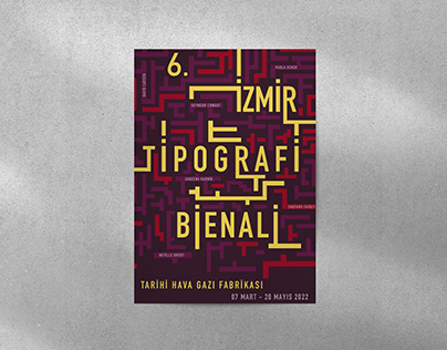 Typographic Bienal Festival Poster Design