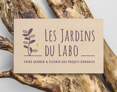 Les Jardins du Labo – Logotype