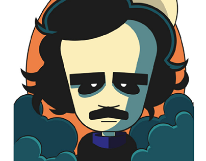 Edgar Allan Poe Vector