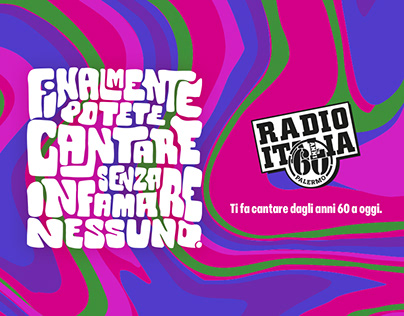 Radio Italia Anni 60 | Campagna OOH