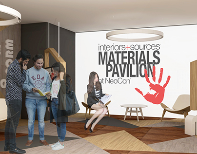 Interiors+Sources Materials Pavilion at NeoCon