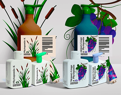 Minimalistic Label and Packaging for cosmetic products