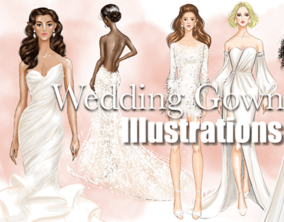 Wedding Gown Illustrations