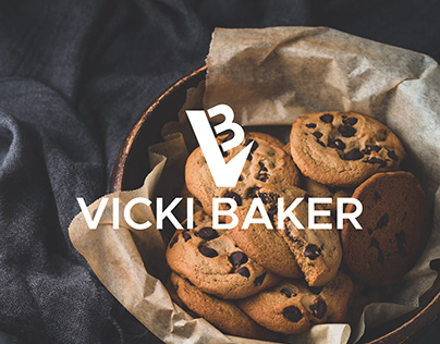 Viki Baker - letttermark - Logo Design