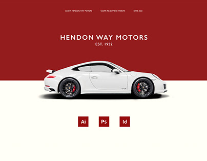 Hendon Way Motors l Branding, UI/UX, Web