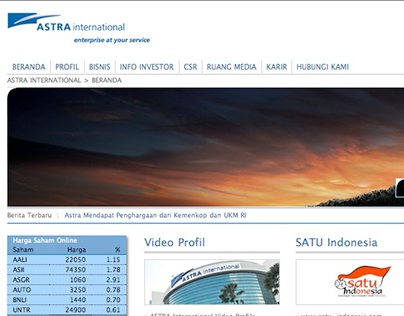 Astra International - Website