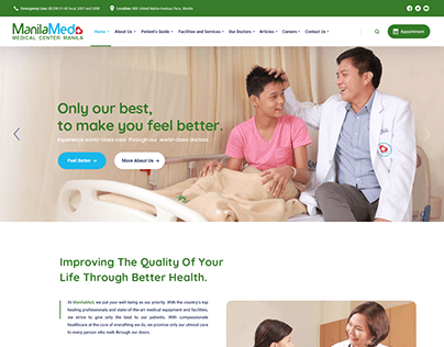 Manila Med Hospital Web UI (Proposed)