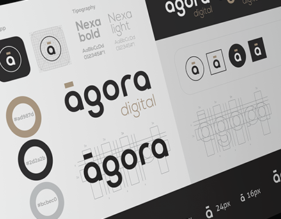 Ágora Digital Logo Design