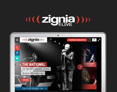 Zignia Live Website Design