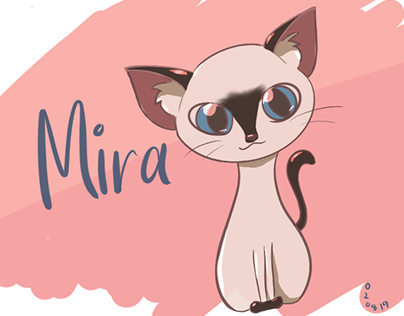Mira the Siamese Cat