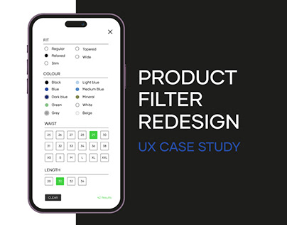 Project thumbnail - Redesigning Product Filter | UX Case Study