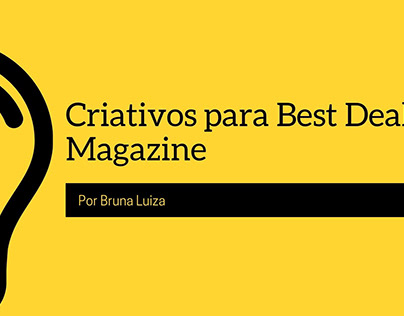 Criativos para Best Deal Magazine