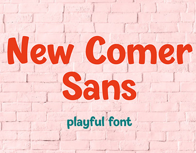 Project thumbnail - New Comer Sans Font 2020