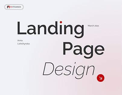 Finances Landing Page | Web Design
