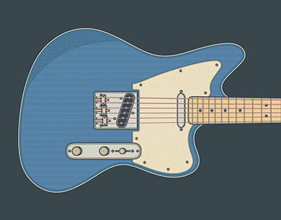 Fender Offset Telecaster Guitar Art