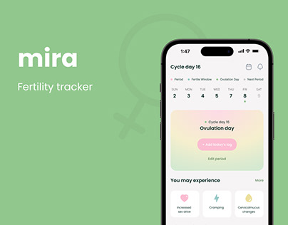 Project thumbnail - Mira Fertility Tracker - Home Page Redesign