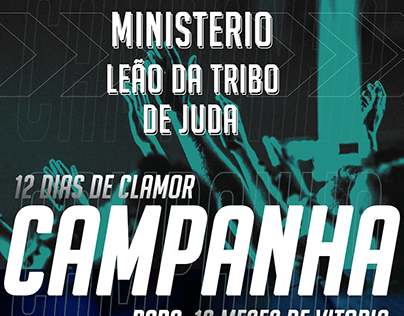 Flyer Campanha Ministerio Leão da tribo de juda