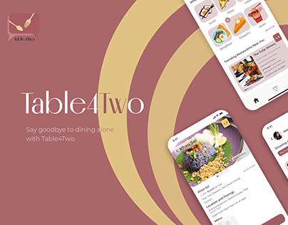 UI/UX Case Study: Table4Two Mobile Application