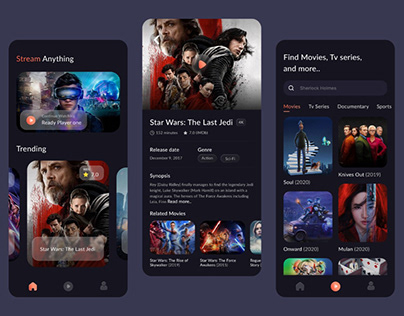 Movie App UI design