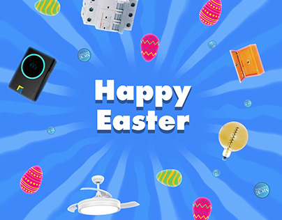 Happy Easter Social Design Video