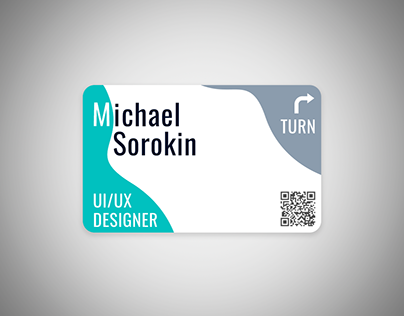 My first business card