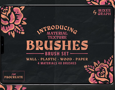 Material Texture Brushes for Procreate