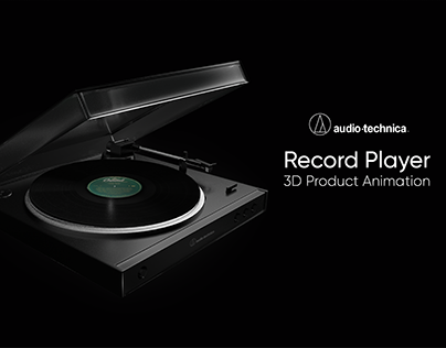 Record Player | 3D Product Animation