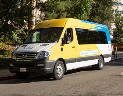 Vehicle Wrap Design: UCLA BruinAccess Van