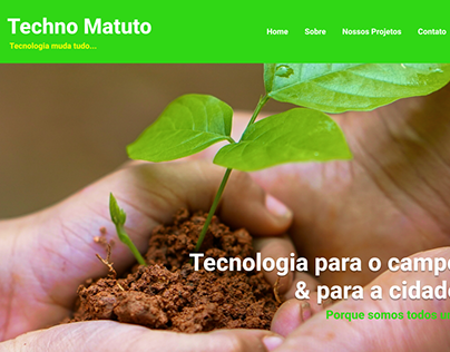 Protótipo do Site Techno Matuto