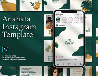 ANAHATA - Instagram Template Post & Stories