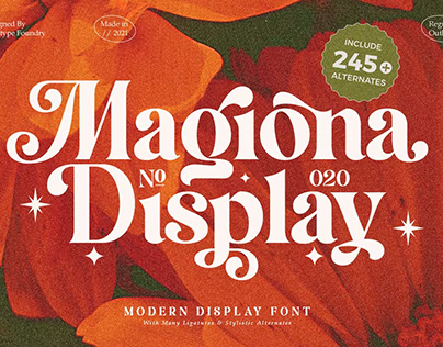 Magiona Display Font