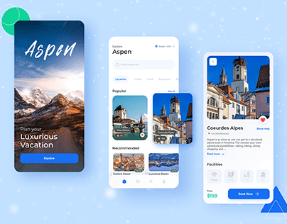 Aspen Travel App Exploration- Mobile App Design
