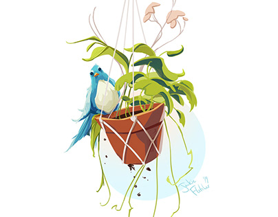 A Bird and a Plant
