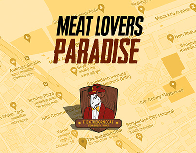 Meat Lovers Paradise (The Stubborn Goat) | Scratchboard