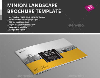 Minion Landscape Brochure Templates
