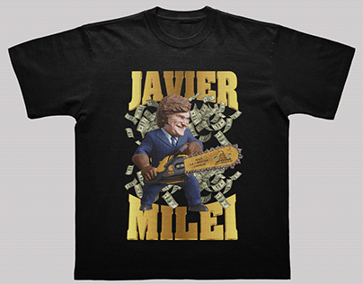 Bootleg Oversize Shirt "Javier Milei"