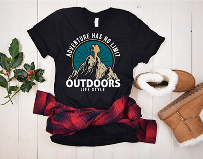 Adventure Outdoors T-shirt Design