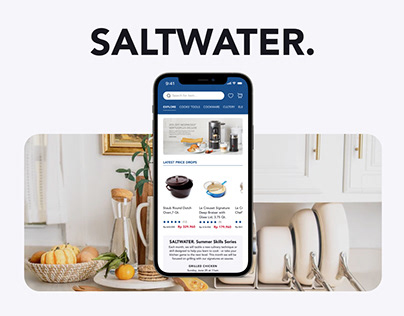 Saltwater. | Cooking Supplies UI Design