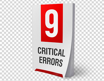 9 Critical Errors (Book Image and Cover Design)