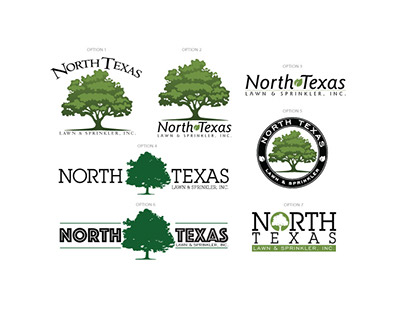 North Texas Lawn & Sprinkler Logo Design