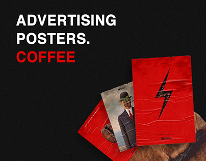 Advertising posters. Coffee