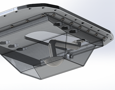 Aluminium 2 piece oil pan for Mazda 20b engine swap