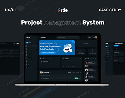 Project Management System Design Figma UX Case Study