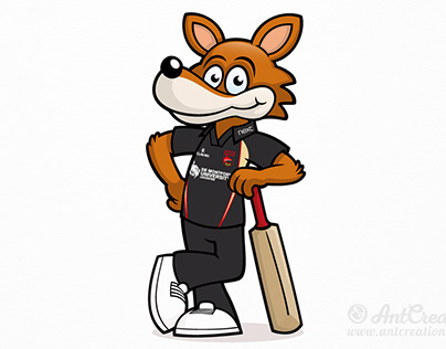 Leicestershire County Cricket Club Mascot Charlie Fox